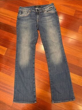 Mavi Women's Medium Blue Flare Jeans